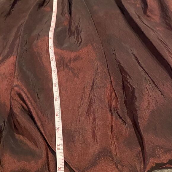 Max And Cleo One Shoulder Party Dress Satin Velvet  Pockets Size 10 - Picture 11 of 12
